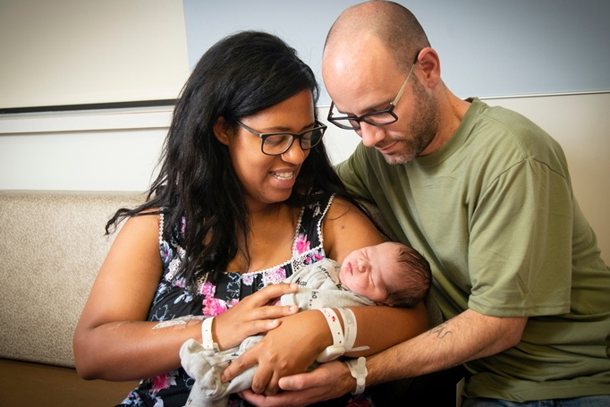 Family birth at Beaumont Hospital in Farmington Hills