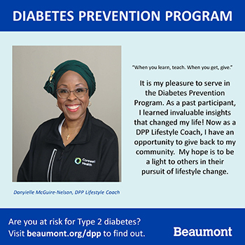 Diabetes Prevention Program Beaumont Health