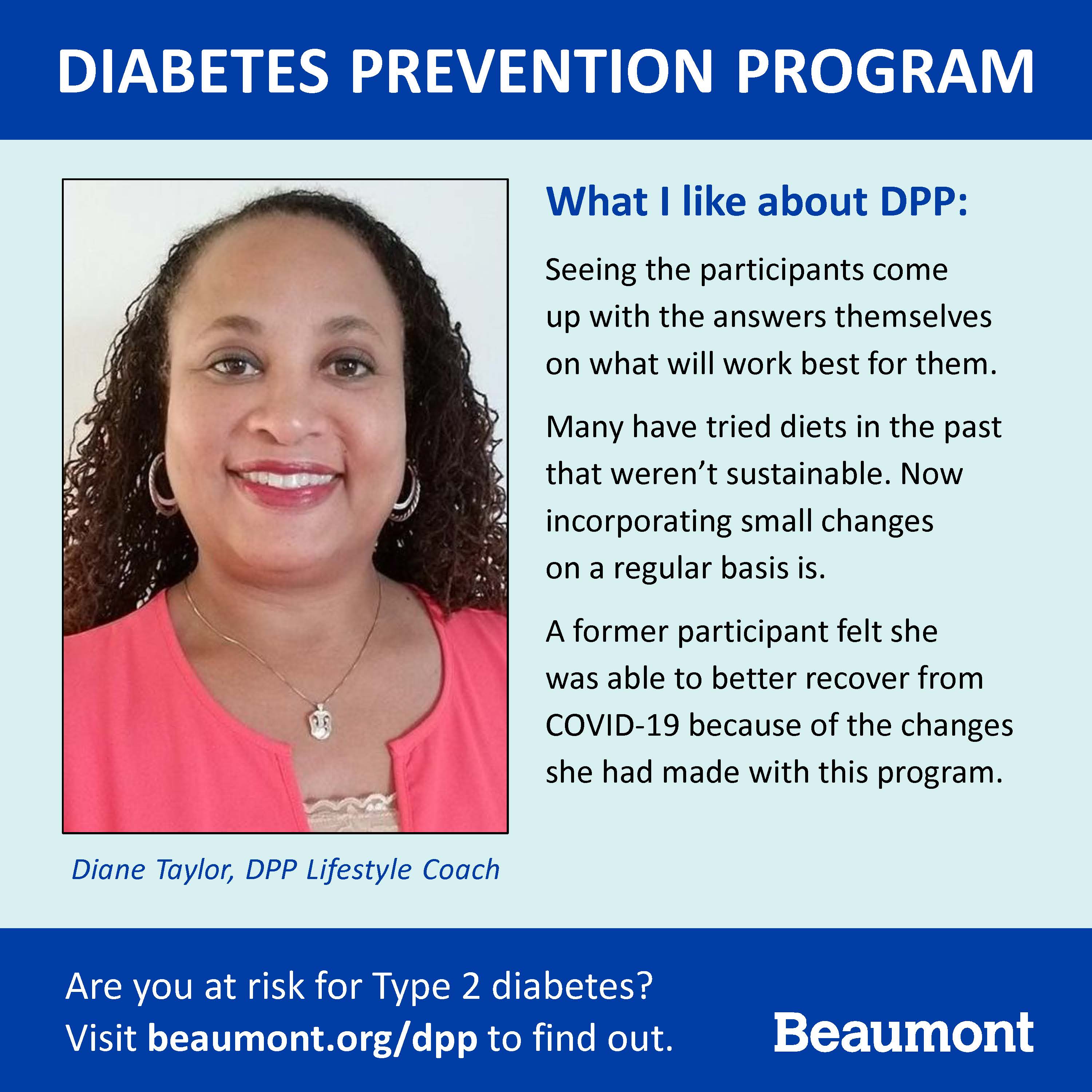 Diabetes Prevention Program Beaumont Health