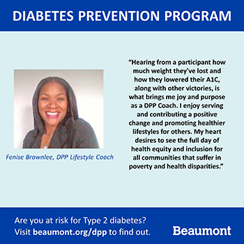 Diabetes Prevention Program Beaumont Health