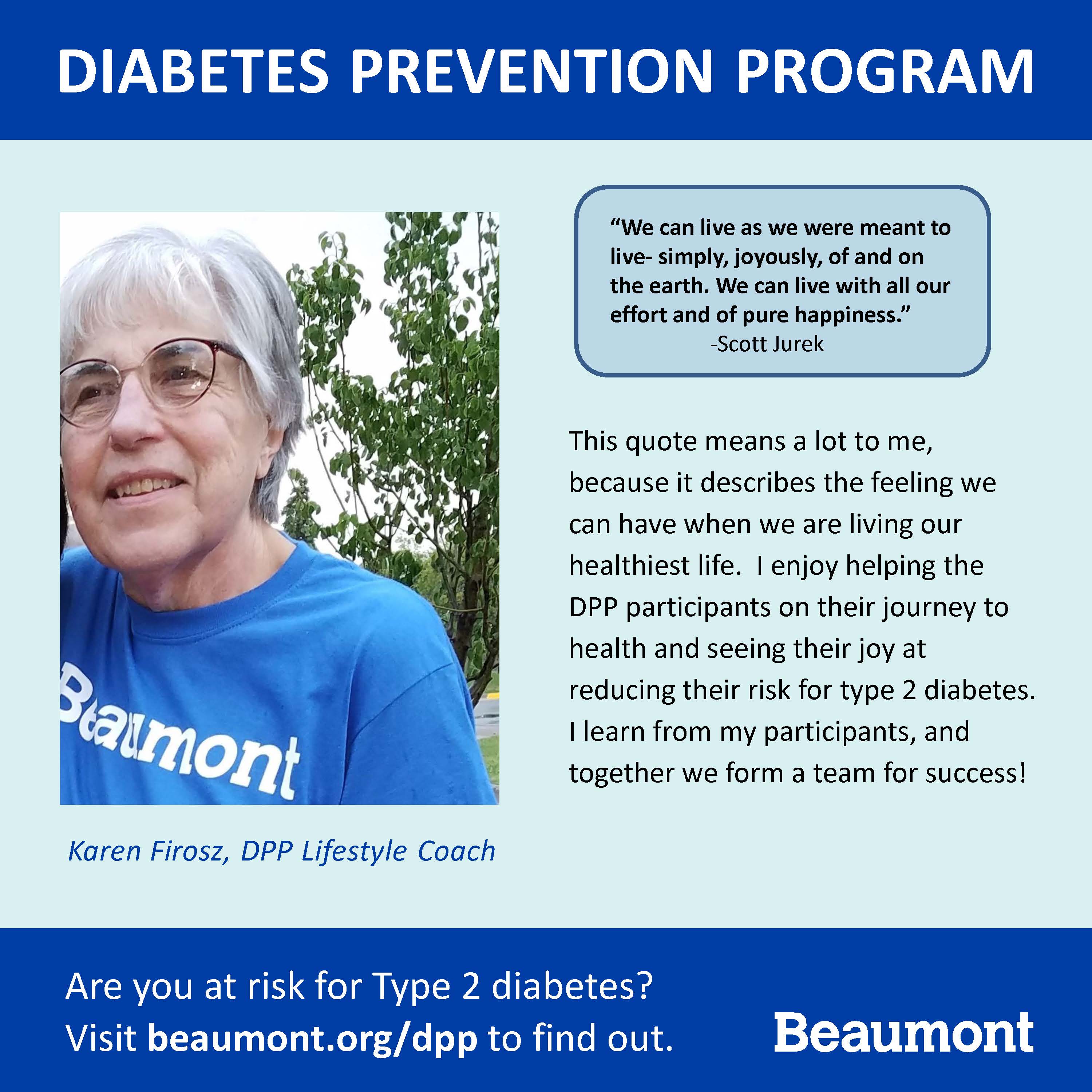 Diabetes Prevention Program Beaumont Health