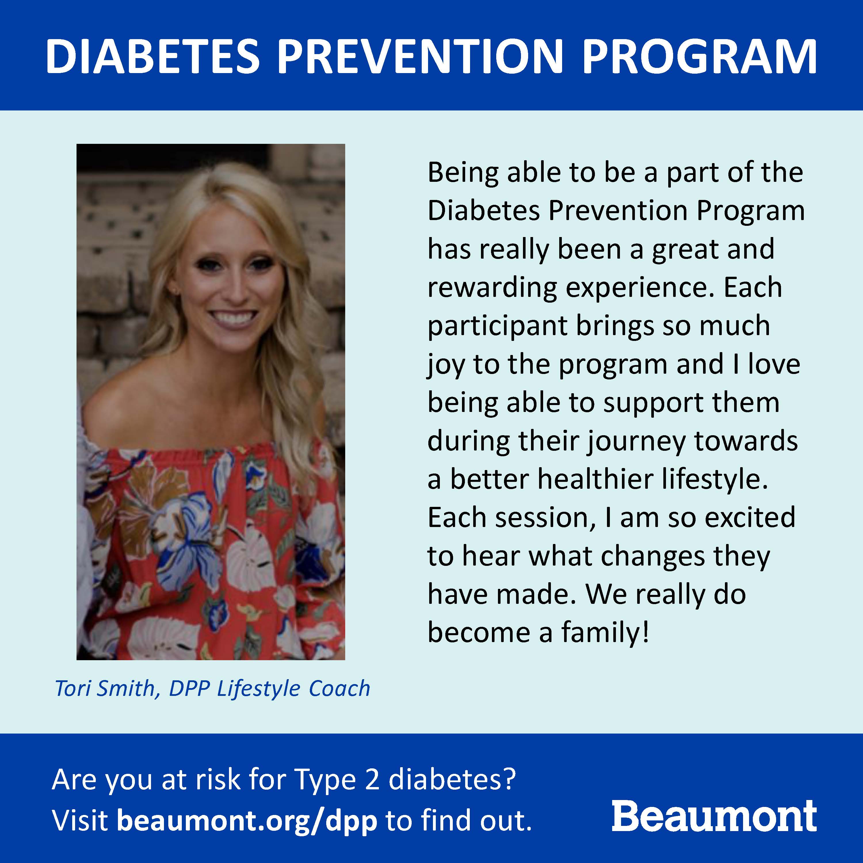 Diabetes Prevention Program Beaumont Health