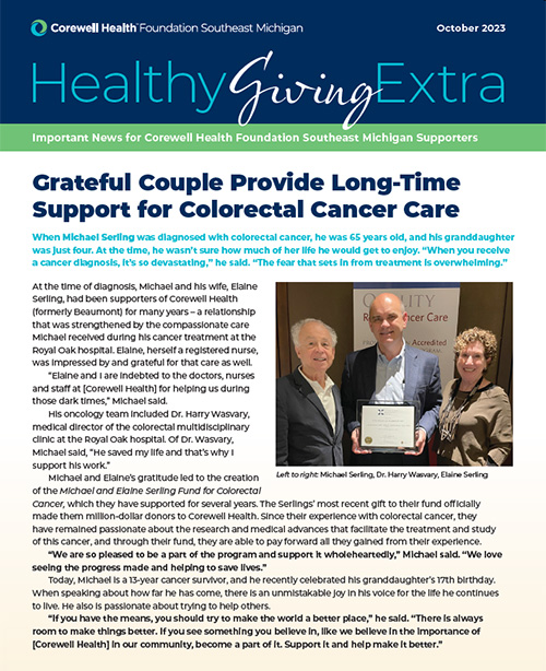 Healthy Giving Extra Beaumont Health