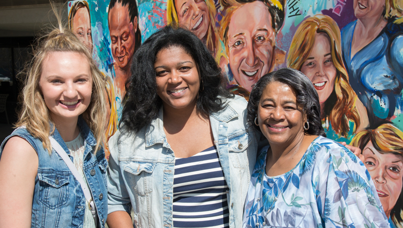 Beaumont unveils 3 D mural to celebrate diverse strong and