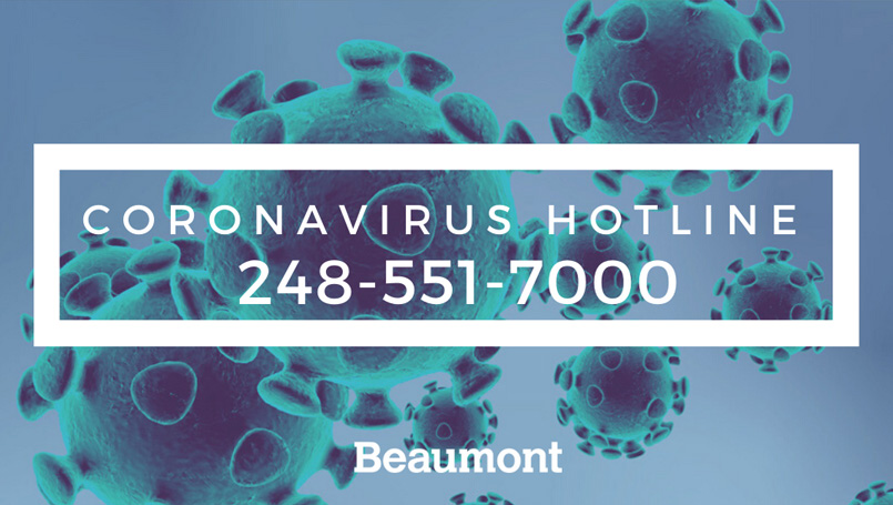 Beaumont Health launches Coronavirus COVID 19 hotline