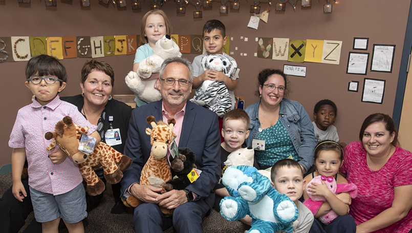 Detroit Zoological Society delivers plush animals to Beaumont